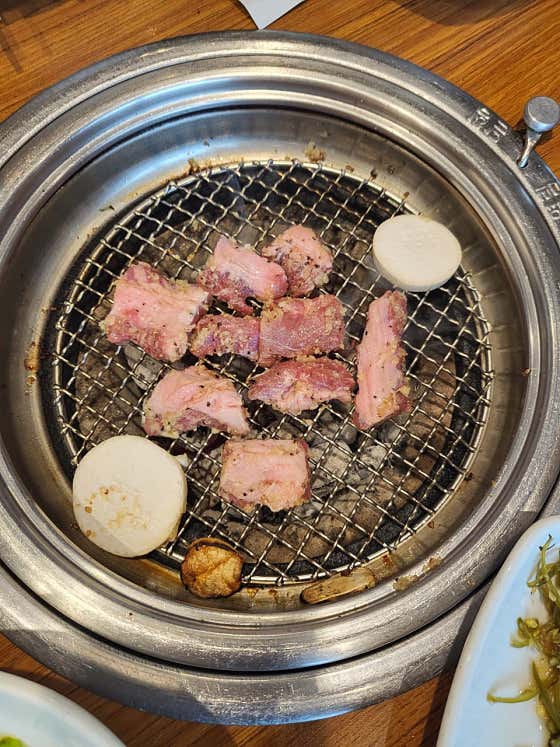산정 갈매기 메뉴 사진(네이버)