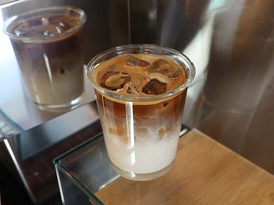 고소한 아이스 라떼 메뉴 사진(네이버)