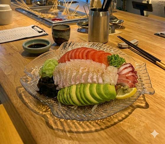 광어초회 메뉴 사진(네이버)