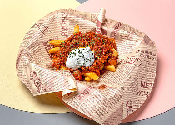 칠리 프라이 메뉴 사진(네이버)