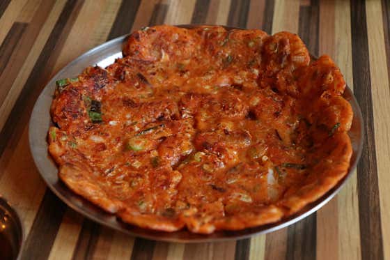 바삭 김치전 메뉴 사진(네이버)
