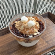 인절미 팥빙수 메뉴 사진(네이버)