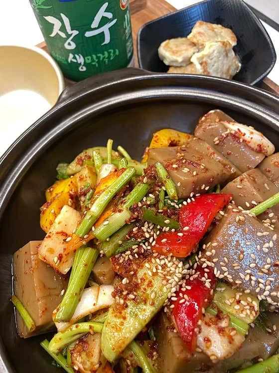 도토리묵무침 메뉴 사진(네이버)