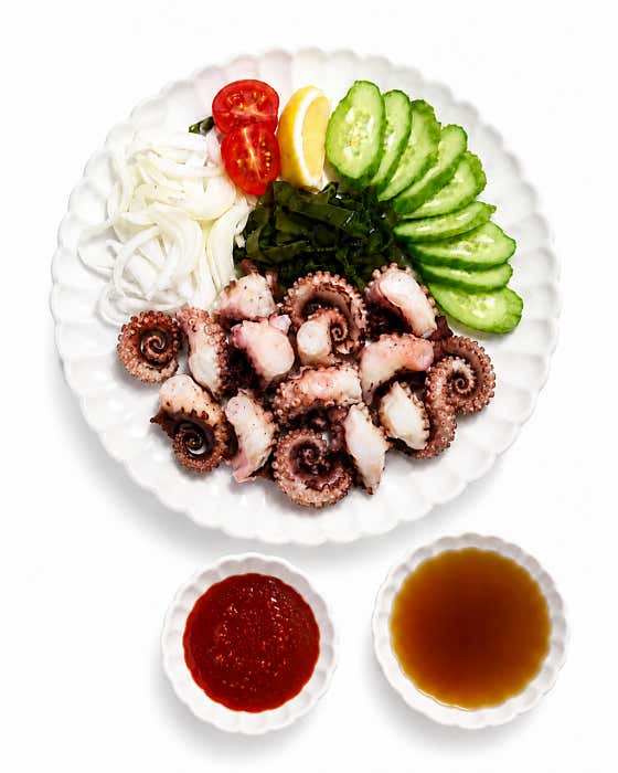 문어숙회 메뉴 사진(네이버)