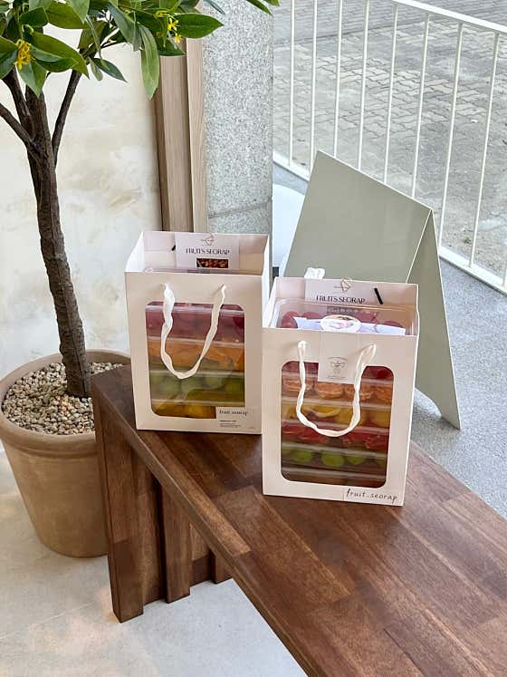 과일도시락 메뉴 사진(네이버)