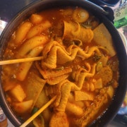 국물 떡뽁이 메뉴 사진(네이버)