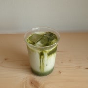 말차라테 메뉴 사진(네이버)