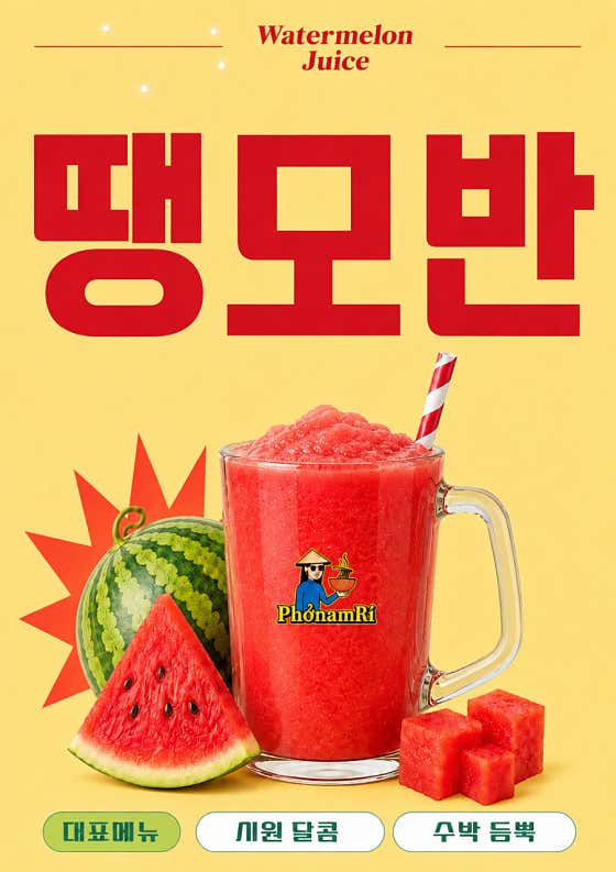 땡모반 메뉴 사진(네이버)