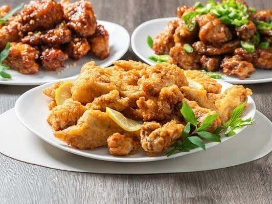 명품세마리치킨 메뉴 사진(네이버)