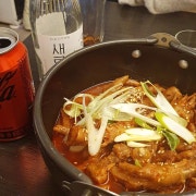 국물닭발+주먹밥 메뉴 사진(네이버)