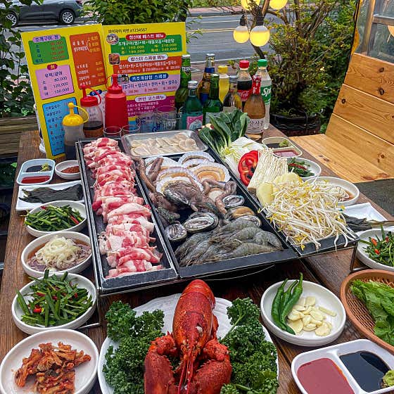 키조개삼합 스페셜 메뉴 사진(네이버)