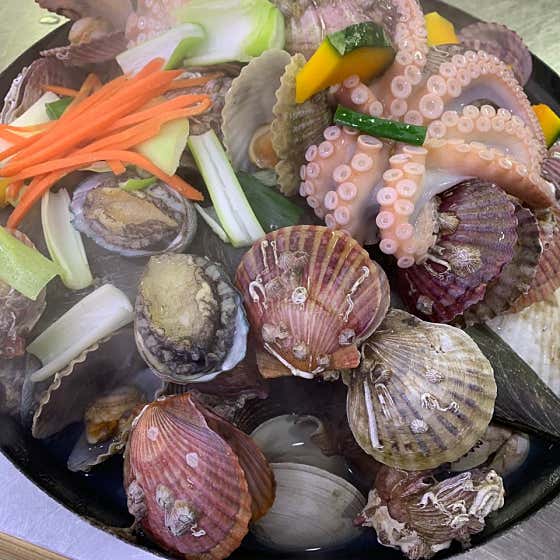 조개찜(2인) 메뉴 사진(네이버)