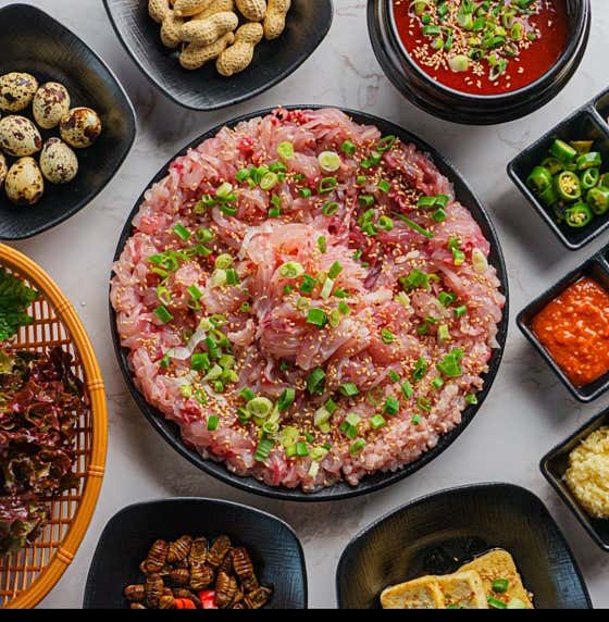 향어(대) 메뉴 사진(네이버)