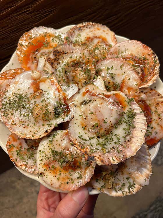 가리비치즈구이 메뉴 사진(네이버)