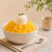 망고빙수 메뉴 사진(네이버)