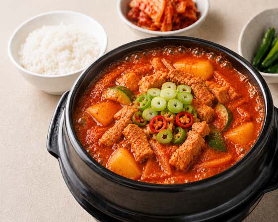 [녹진한] 돼지고기 고추장찌개 메뉴 사진(네이버)