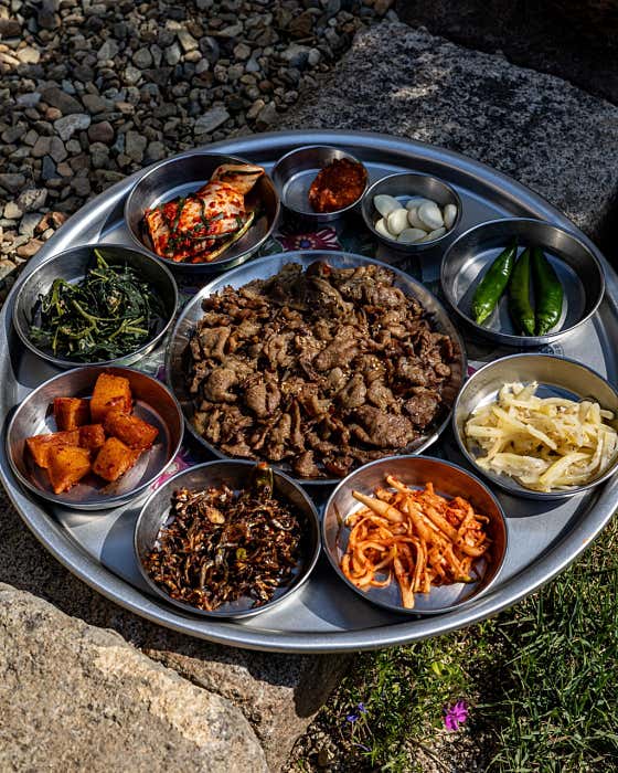불향가득 간장 돼지석쇠 백반정식 메뉴 사진(네이버)