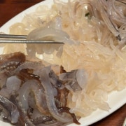 산오징어회 메뉴 사진(네이버)