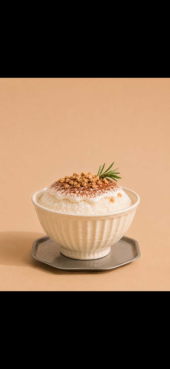말돈소금 크림 빙수 메뉴 사진(네이버)