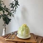 머스크 메론 빙수 메뉴 사진(네이버)