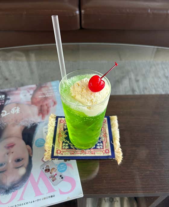 메론 소다 메뉴 사진(네이버)