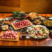 🏆황제삼합세트 소갈비+우삼겹+가리비 메뉴 사진(네이버)