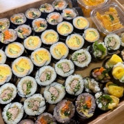 김밥케이터링 메뉴 사진(네이버)