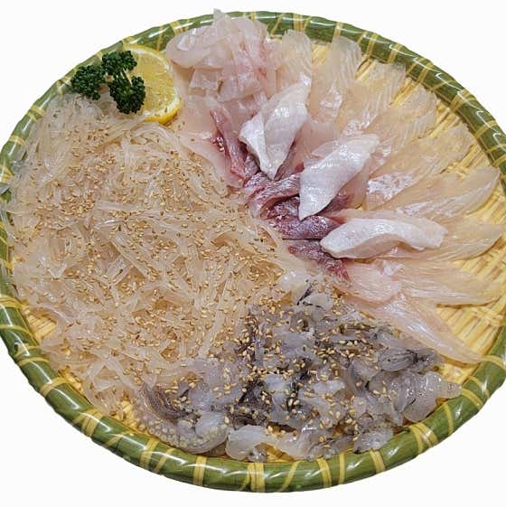 오징어랑 회랑 메뉴 사진(네이버)