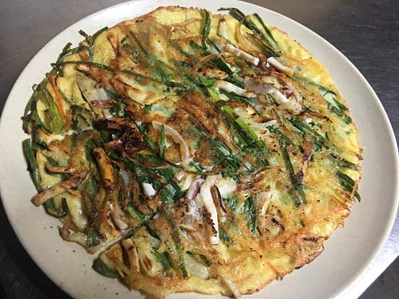 해물파전 메뉴 사진(네이버)