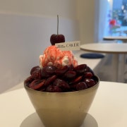 체리빙수 메뉴 사진(네이버)