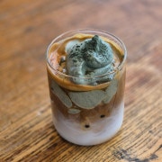 숲 크림 라떼 메뉴 사진(네이버)