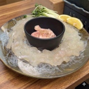 쥐치회+간 (중) 메뉴 사진(네이버)