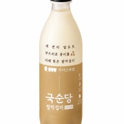 국순당쌀막걸리 메뉴 사진(네이버)