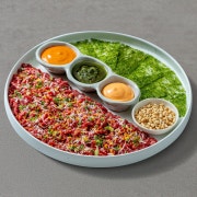 백야 한우 육회 메뉴 사진(네이버)