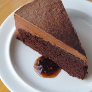 더블 초콜렛 케이크 메뉴 사진(네이버)