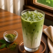 녹차라떼 (ICE) 메뉴 사진(네이버)