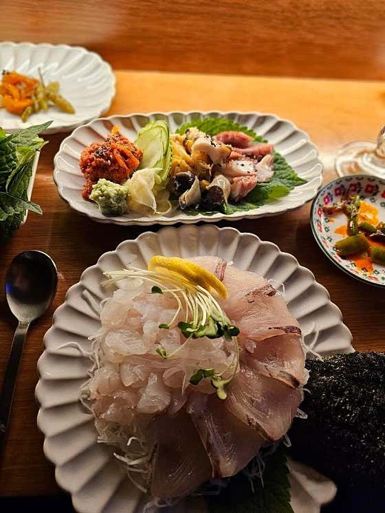 오마카세사시미모리 메뉴 사진(네이버)