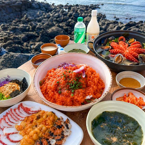 해녀식당 물회 메뉴 사진(네이버)