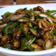 고추잡채 (꽃빵 4P) 메뉴 사진(네이버)