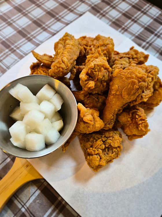 후라이드치킨 메뉴 사진(네이버)
