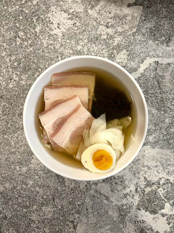 돼지냉면 메뉴 사진(네이버)