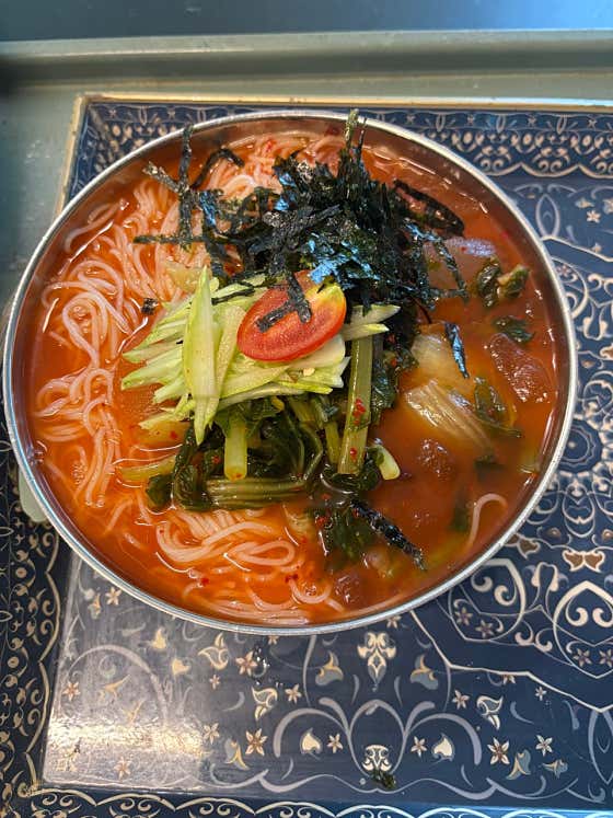 열무국수 메뉴 사진(네이버)