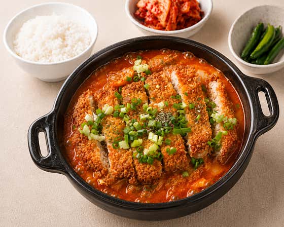 [No.2] 돈까스 김치우동나베 메뉴 사진(네이버)