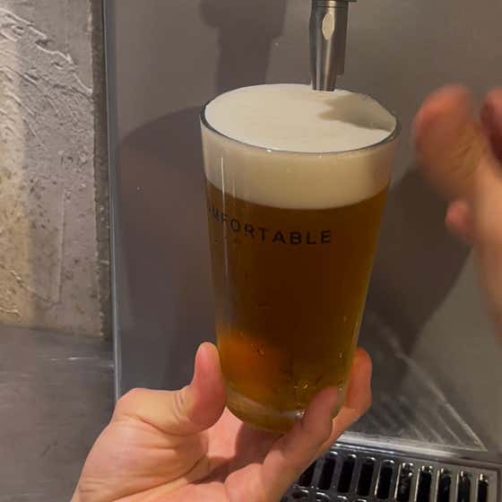컴포터블라거(생맥주) 메뉴 사진(네이버)