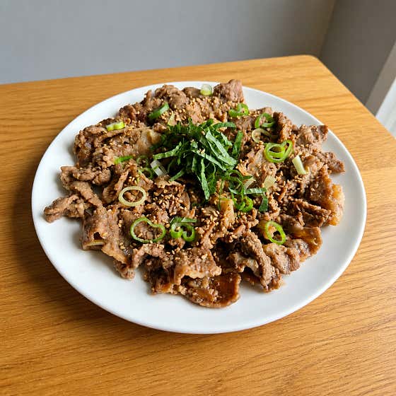 숯불바싹불고기 메뉴 사진(네이버)