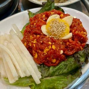 육회(대) 메뉴 사진(네이버)