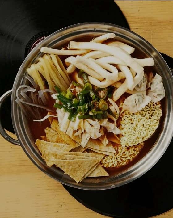 감성즉석떡볶이 2인세트 메뉴 사진(네이버)