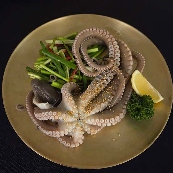 낙지 숙회 메뉴 사진(네이버)