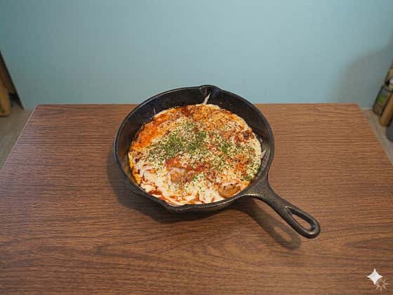 김치피자탕수육 메뉴 사진(네이버)
