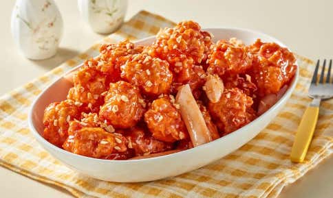 순한맛 닭강정 대(L) 메뉴 사진(네이버)